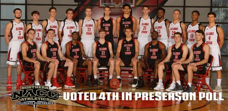 Men's Basketball Voted to Finish 4th in NACC