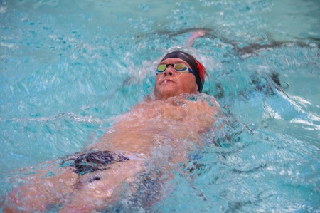 Diepholz, Depth Lead Men's Swimming and Diving Past Lawrence
