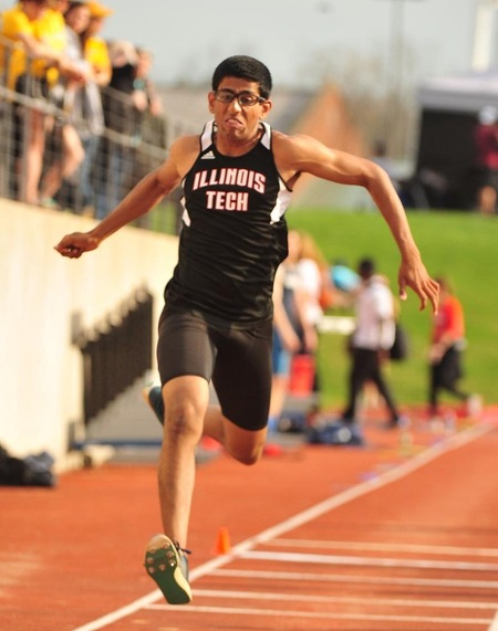 Saisaketh Valluri ran well and placed third in field events at the Phoenix Invite on Saturday at the University of Chicago