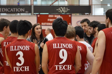 The men's volleyball team will play three games over the course of this week: one on Wednesday and two on Saturday (photo credit: Luke Stanczyk)