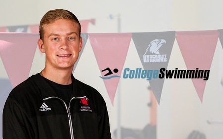 Diepholz Earns Weekly Award from CollegeSwimming.com
