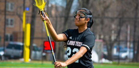 Ana Amaya and women's lacrosse have two games this week (photo credit: Judith Rackow).