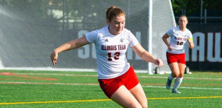 Emily Dashiell scored both goals on Wednesday, including the game-winner in overtime (photo credit: Judith Rackow).
