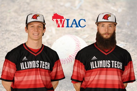 Ian Duke (left) and James Tarala (right) earned award from the Wisconsin Intercollegiate Athletic Conference on Thursday.