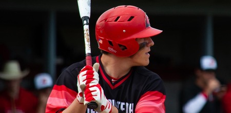 Ted Howell was one of three Scarlet Hawks who homered in game one (photo credit: Judith Rackow)