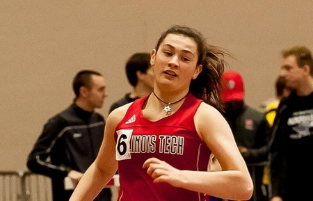 Zoey Krevitz had a strong meet to end the indoor season (photo credit: Stephen Bates, WCS Photography).