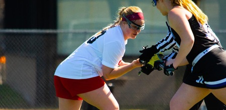 Shanie Scoles notched her 100th career goal in Tech's loss Saturday (photo credit: Judith Rackow)